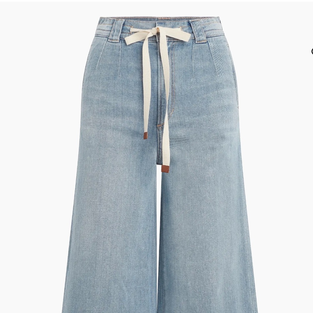 Joe’s Addison Wide-Leg Light Blue Jeans